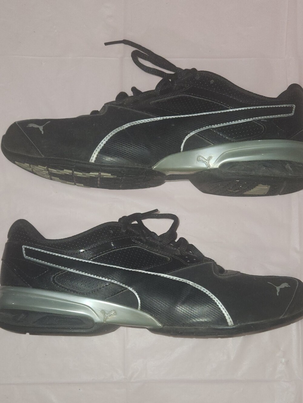Puma Black And Silver Tazon 6 FM Size 11 Men